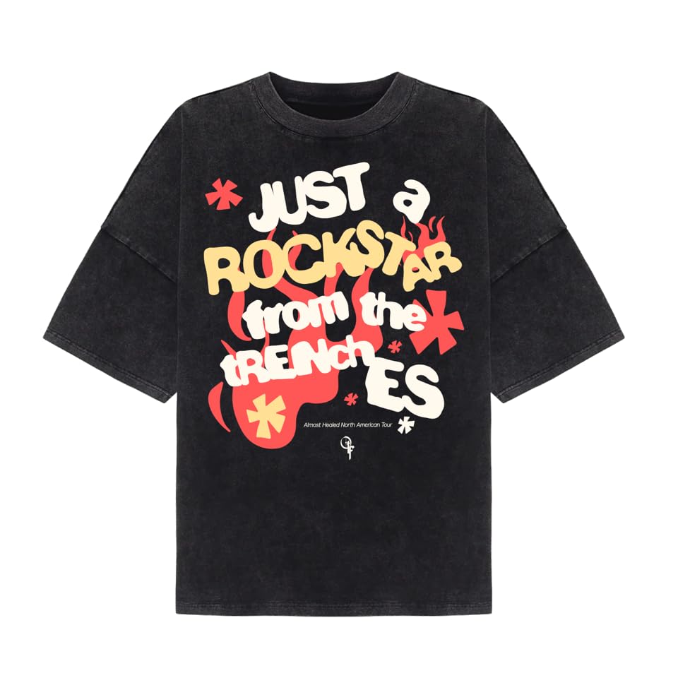 Lil Durk Rockstar Tee, Black