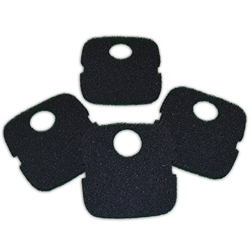 Zanyzap Black Coarse Sponge for JBJ Reaction 4 Stage Canister Filters - 4 Pack