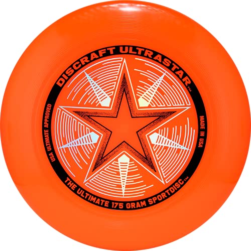 Discraft 175 Gram Orange Ultrastar Sport Disc