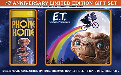 E.T. The Extra-Terrestrial - 40th Anniversary Limited Edition Gift Set [4K Ultra HD + Blu-ray + Digital - Amazon Exclusive] [4K UHD]
