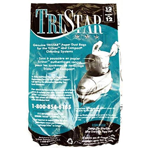 Tristar Enterprises, Llc 70305 Paper Bag, Compact/Tristar 12 Pk , White