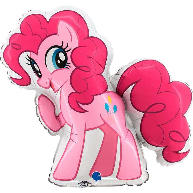 Toyland 26 Inch Pinkie Pie Shaped Foil Balloon - My Little Pony Children's Party Decorations