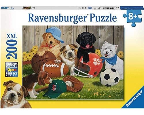 Ravensburger Let's Play Ball! 200-Piece Jigsaw Puzzle - Perfect for Kids | Unique Puzzle Pieces | Anti-Glare Surface | Crafted from FSC-Certified Materials