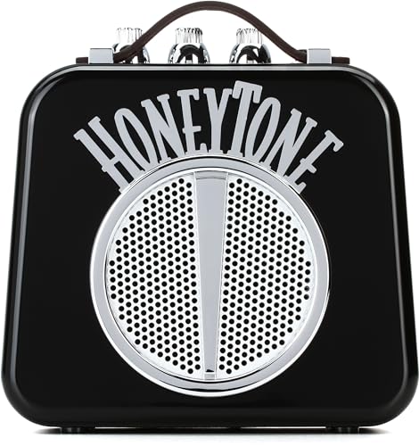 Danelectro Honeytone N-10 Guitar Mini Amp, Black with belt clip