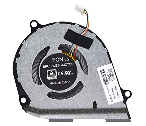 Replacement CPU Cooling Fan for HP Envy X360 15-DS 15-DR 15M-DR 15M-DS 15M-DR1011DX 15M-DR1012DX Series Laptop TPN-W142 TPN-W143 Series Lapop P/N: L53541-001