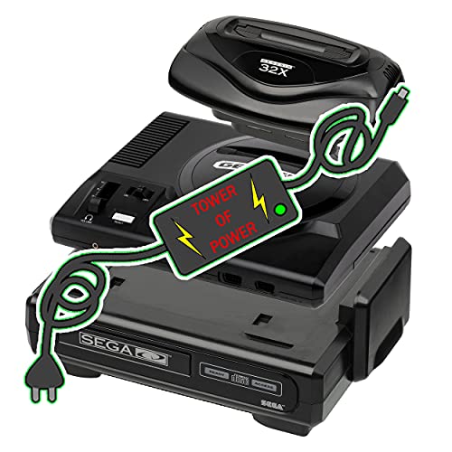SEGA Tower Of Power Supply All-in-One Adapter Cable for Genesis CD 32x + SNES RSU0903000