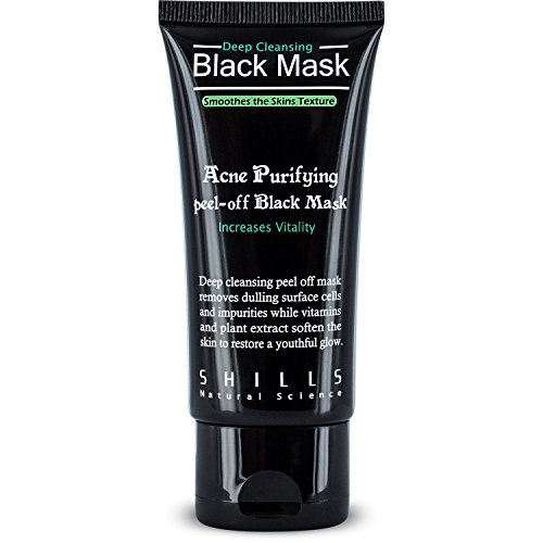 SHILLS Blackhead, Removes Blemishes, Purifyies, Cleanses Skin. Activated Charcoal (50 ml)