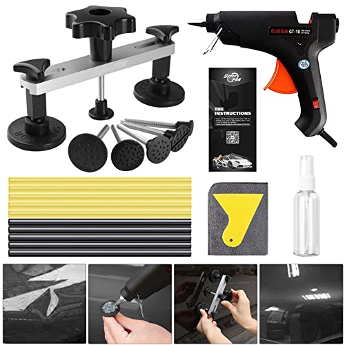 Fly5D Paintless Dent Removal Kit, Car dent Repair kit with Bridge Puller, Small dent Puller That can Eliminate 95% of car dents Within 30 Minutes for Hail Damage Dents