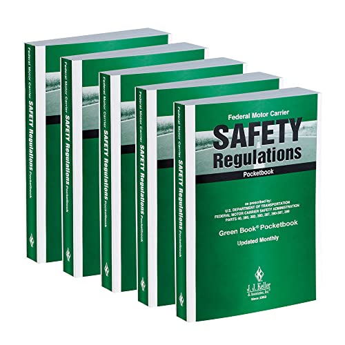 Federal Motor Carrier Safety Regulations Pocketbook 5-pk. (Softbound, English, 5'x7') - FMCSR Handbook Gives Drivers Easy Access to Federal Motor Carrier Safety Regulations - J. J. Keller & Associates