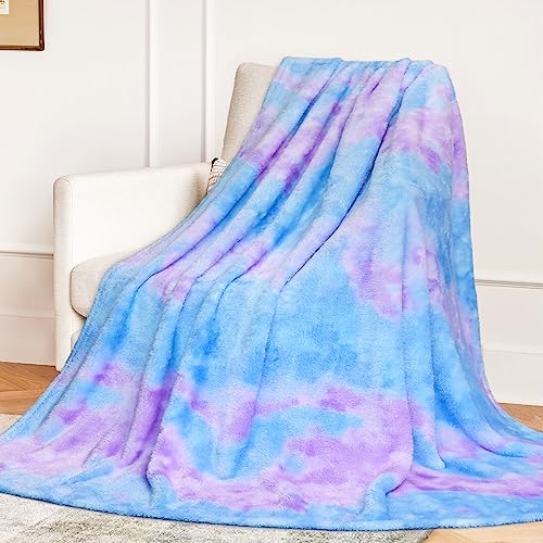 MUGD Blankets Fuzzy Soft Fleece Throw Blanket Cozy Soft Warm Throw Blanket for Bed