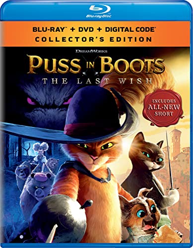 Puss in Boots: The Last Wish(Blu-Ray + DVD + Digital)