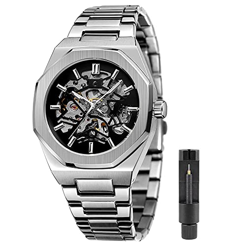 Tiong Men's Mechanical Watches Automatic Business Sports Watch for Men, Men's Fashion Watches