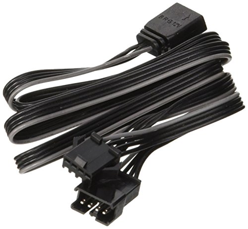 Phanteks RGB LED 4 Pin Adapter, Specified for Cases with Multi Colors RGB Control (PH-CB_RGB4P) Black