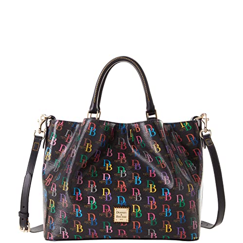 Dooney & Bourke Handbag, Db75 Multi Brenna Satchel - Black