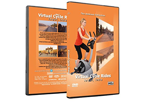 Virtual Cycle Rides DVD - Jaipur, India - for Indoor Cycling, Treadmill and Running Workouts