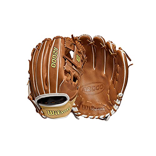 Wilson 2022 A2000 SC1787 11.75' Infield Baseball Glove - Saddle Tan/Blonde, Right Hand Throw