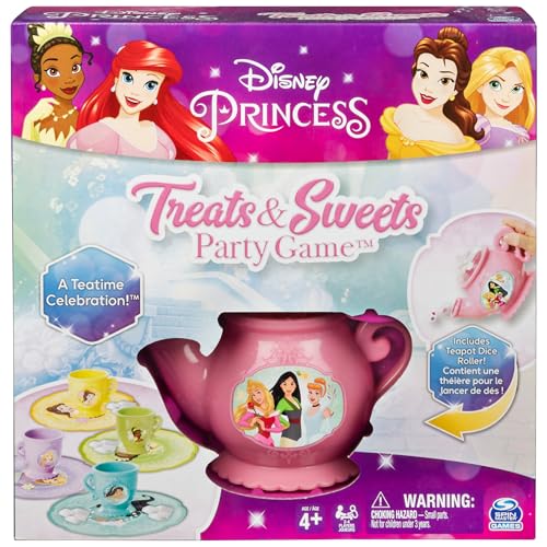 Disney Princess Treats & Sweets Party Board Game, for Kids and Families Ages 4 and up