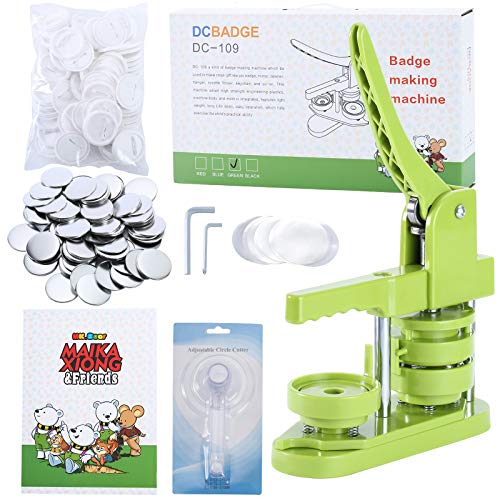 MK.Bear Button Maker Machine 58mm (2.25 in) Installation-free, DIY Button Pin Maker Machine, Button Badge Press Machine with Free 100pcs Button Maker Supplies & Pictures & Circle Cutter & Magic Book