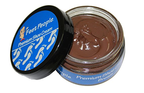 FeetPeople Premium Shoe Cream 1.5 oz, Brown