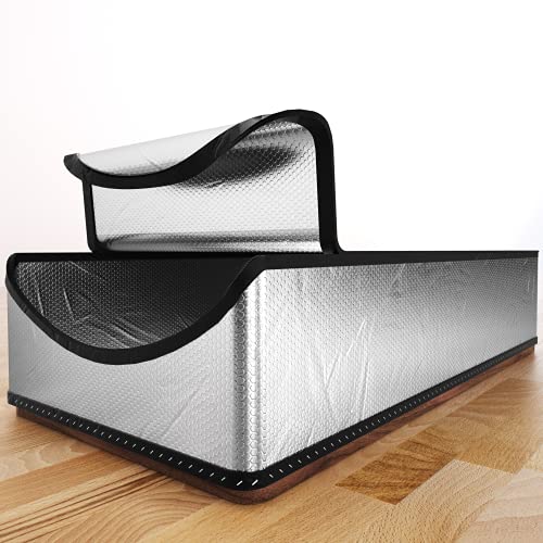 LEMOONE Attic Stairs Insulation Cover 25'x54'x11', Attic Door Insulation Cover, R-Value 15.5 Attic Hatch Insulation, Class A Fireproof Attic Tent Ladder Insulation Cover Kit