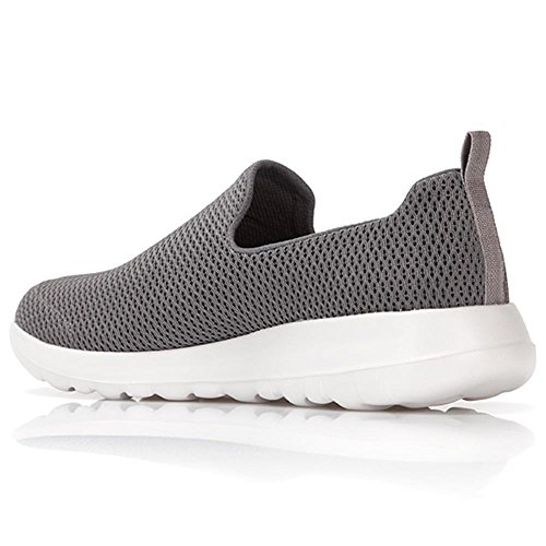 Skechers Men's Go Walk Max-Athletic Air Mesh Slip on Walkking Shoe Sneaker,Charcoal,13 M US