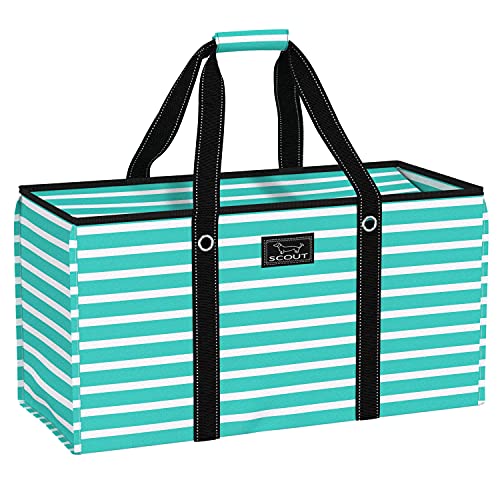 SCOUT Errand Boy - Extra Large Lightweight Utility Tote with Breakaway Zipper - Collapsible Grocery and Market or Beach Tote