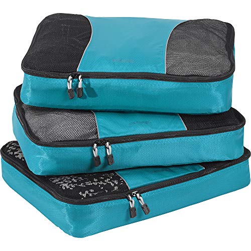 eBags Classic Large 3 Piece Packing Cube Set (Aquamarine)