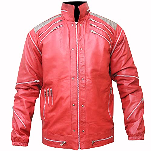 MJ beat it jacket song- Michael costume jack faux leather jacket