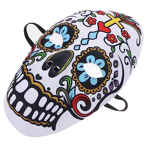 Mexican Day of The Dead Masquerade Mask (classic Men's Style) Masquerade Death Mask Decorative Mask Cosplay Mask Mexican Masks Skeleton Bone Mask Eva Male Facial Mask Halloween