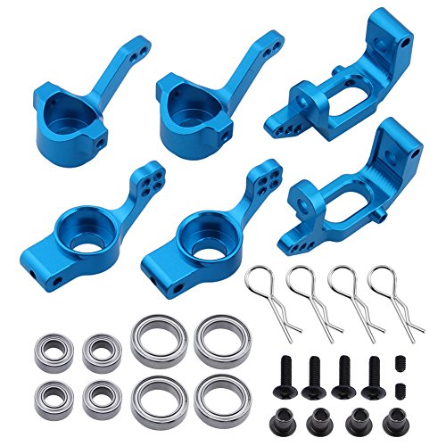 Hobbypark 102210 102010 102211 102011 102212 102012 Aluminum Steering Knuckle Kit Hub Carrier Upgrade Parts for RC Redcat Volcano EPX HSP