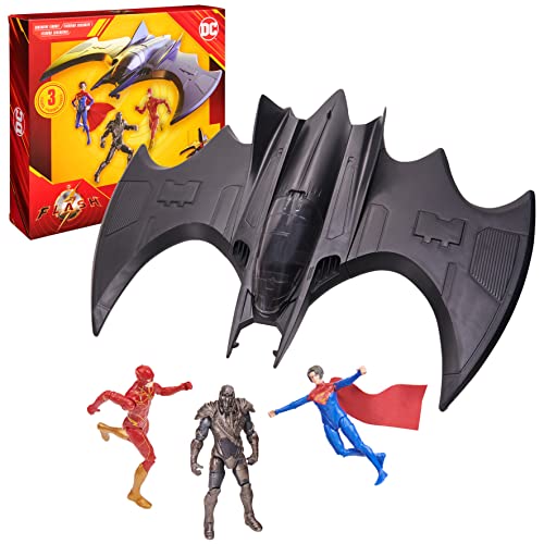 DC Comics, The Flash Batwing Battle Set (Amazon Exclusive)| Supergirl, NAM-Ek, Flash Action Figures, 4-inch | Kids Toys for Boys and Girls Ages 3+