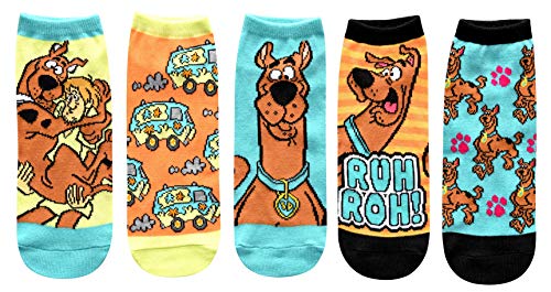 Hyp Scooby Doo Juniors/Womens 5 Pack Ankle Socks