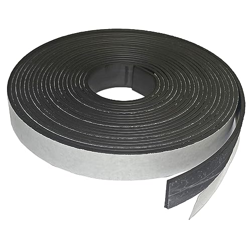 Master Magnetics Roll-N-Cut Flexible Magnetic Tape Refill - 1/16' Thick x 1/2' Wide x 15 Feet, 1 Roll, 07518
