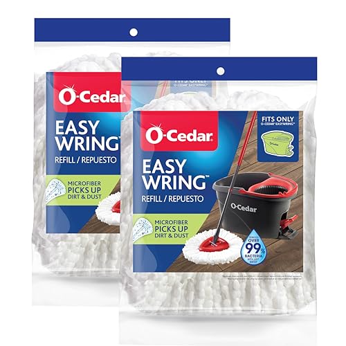 O-Cedar EasyWring Spin Mop Head Refill (Pack of 2)