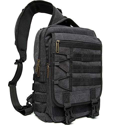 NICGID Sling Bags Chest Shoulder Backpacks, 13.3'' Laptop Backpack Crossbody Messenger Bag Travel Outdoor Men Women