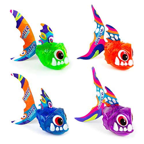 Boley 4-Pack Light-Up Sea Animal Diving Toys - Catch The Fish Bath Toys for Kids - Ages 3 and Up!