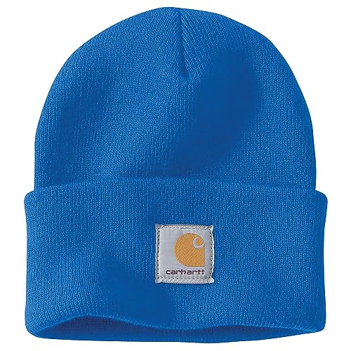 Carhartt Men's Knit Cuffed Beanie (Closeout), Blue Glow