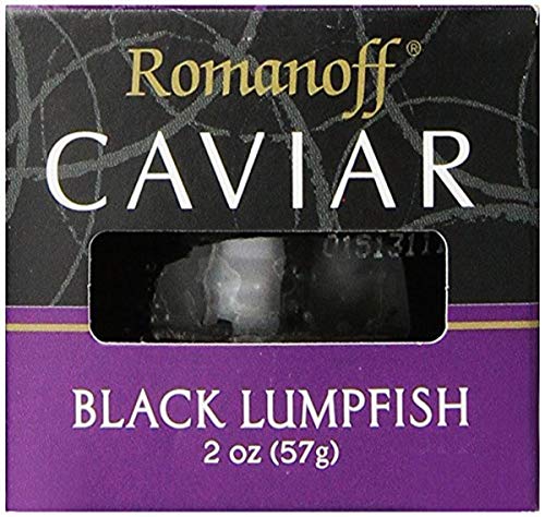 Romanoff Caviar Black Lumpfish, 2 oz, Whole