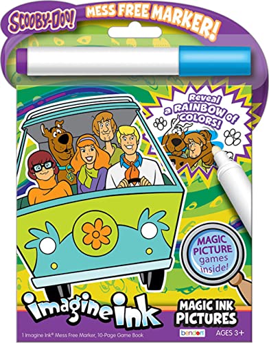 Bendon Scooby Doo Imagine Ink Pictures and Game Book with Mess Free Marker