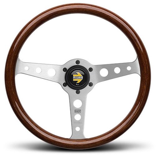 Momo IND35ZB0P Steering Wheel - Indy - Size: 350mm - Mahogany