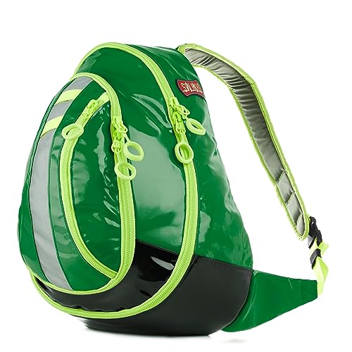 Statpacks G3+ Medslinger Soft Sling Medical Gear Pack Quick Access Bag for EMS, Police, Firefighters, Athletic Trainers Green
