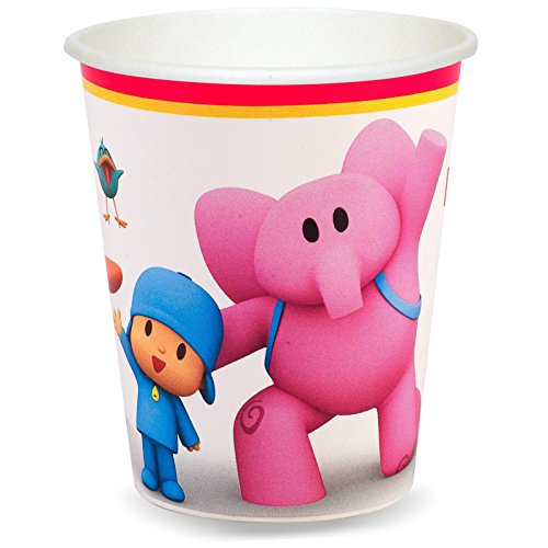 Birthday Express Pocoyo Party Supplies 9 oz. Paper Cups for 8