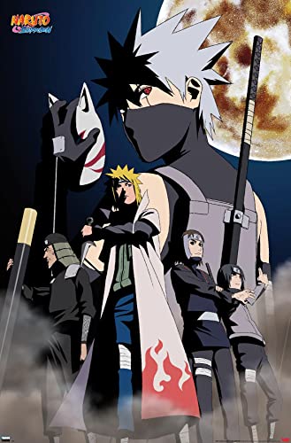 Trends International Naruto Shippuden - Kakashi Key Art Wall Poster, 22.37' x 34.00', Unframed Version