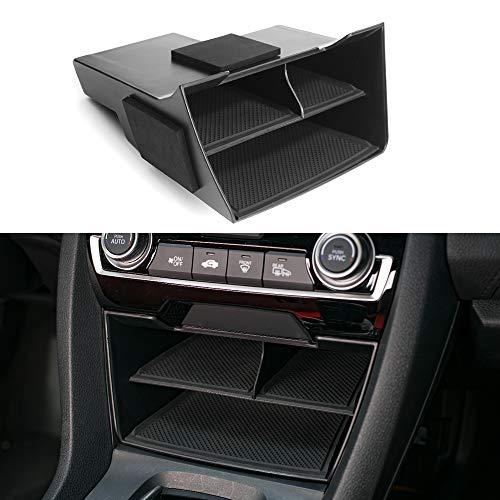 CKE for Honda Civic Accessories Car Center Consoles Storage Box Armrest Organizer Tray Glove Pallet Interior Container Holder for 10th Gen Civic 2021 2020 2019 2018 2017 2016