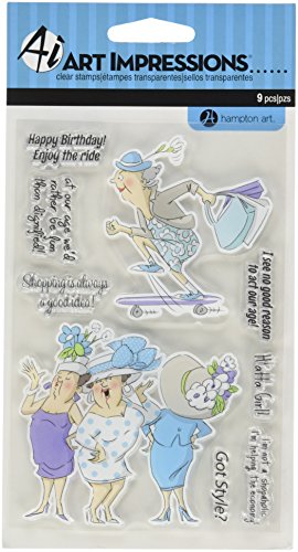 Hampton Art Art Impressions People Clear Stamps, Got Style