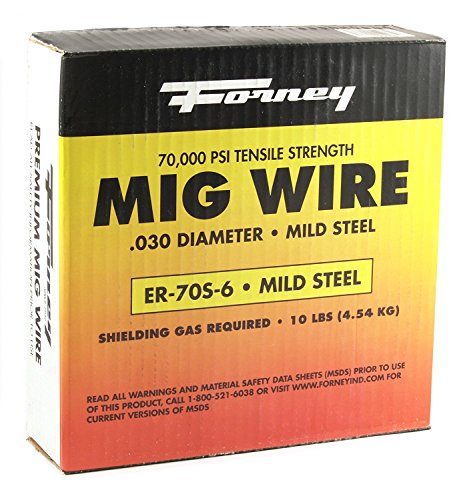 Forney 42286 Mig Wire, Mild Steel ER70S-6.030-Diameter, 10-Pound Spool