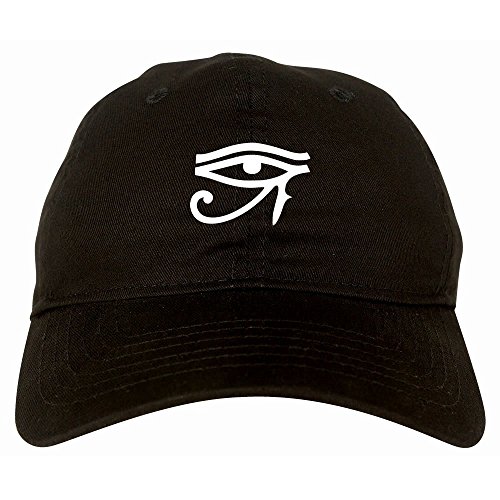 Kings Of NY Eye of Horus Egyptian 6 Panel Dad Hat Cap Black