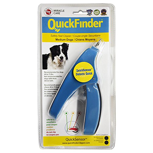 TOP PAW QuickFinder Safety Nail Clipper for Dogs 40-75 LBS