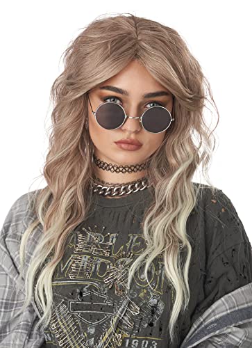 California Costumes, 90's Grunge Rocker Wig, Dirty Blonde