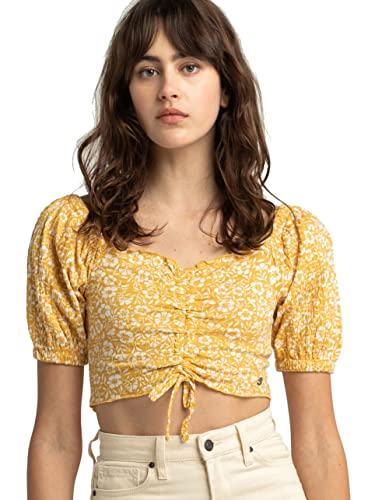 Roxy Flirty Walk Ochre Woodblock Ditsy XL (US 13)